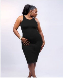 HIGH-NECK TANK DRESS